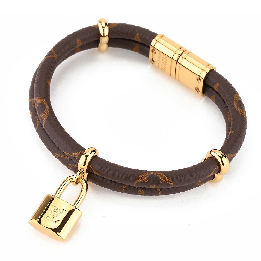 Louis Vuitton Bracelet Monogram Keep It Twice Brown